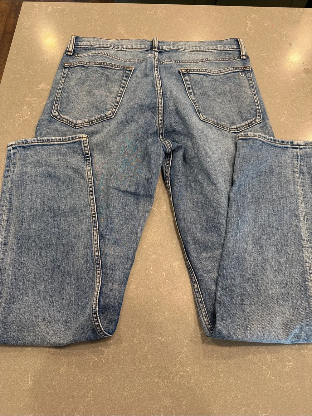 rag & bone Light Blue Straight Jeans 32x32